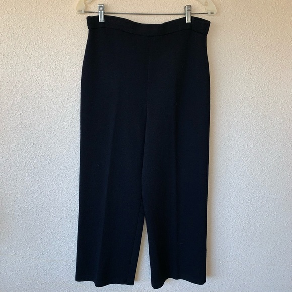 St John Basics Knit Pull On Pants Front Plated - Picture 1 of 3